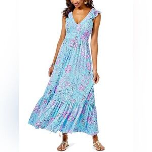 Lilly Pulitzer Vyra Maxi Dress, Size 8